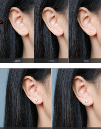 925 Sterling Silver Stud Earrings – Minimalist Hypoallergenic Earrings for Men & Women – Ogavy® - Ogavy