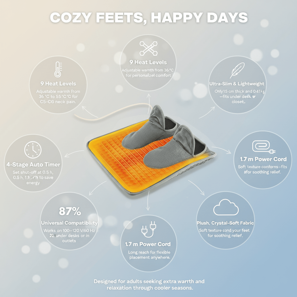 Ogavy Electric Heated Foot Warmer - Ogavy