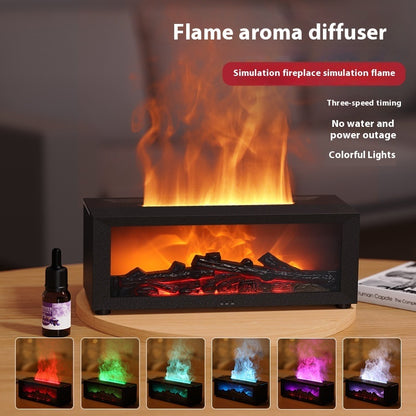 Fireplace Flame Humidifier Oil Diffuser