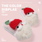 Cute Cozy Christmas Santa Claus  Plush Slippers