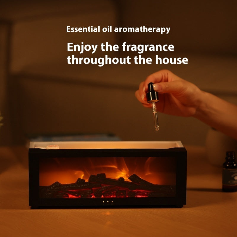 Fireplace Flame Humidifier Oil Diffuser