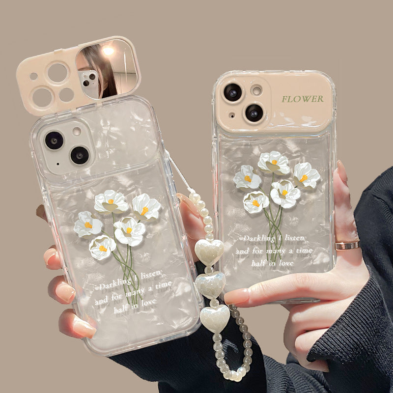 Makeup Mirror Floral iphone Case