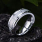 Men's Groove Three - in - One Combination Ring Jewelry - Ogavy