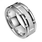 Men's Groove Three - in - One Combination Ring Jewelry - Ogavy