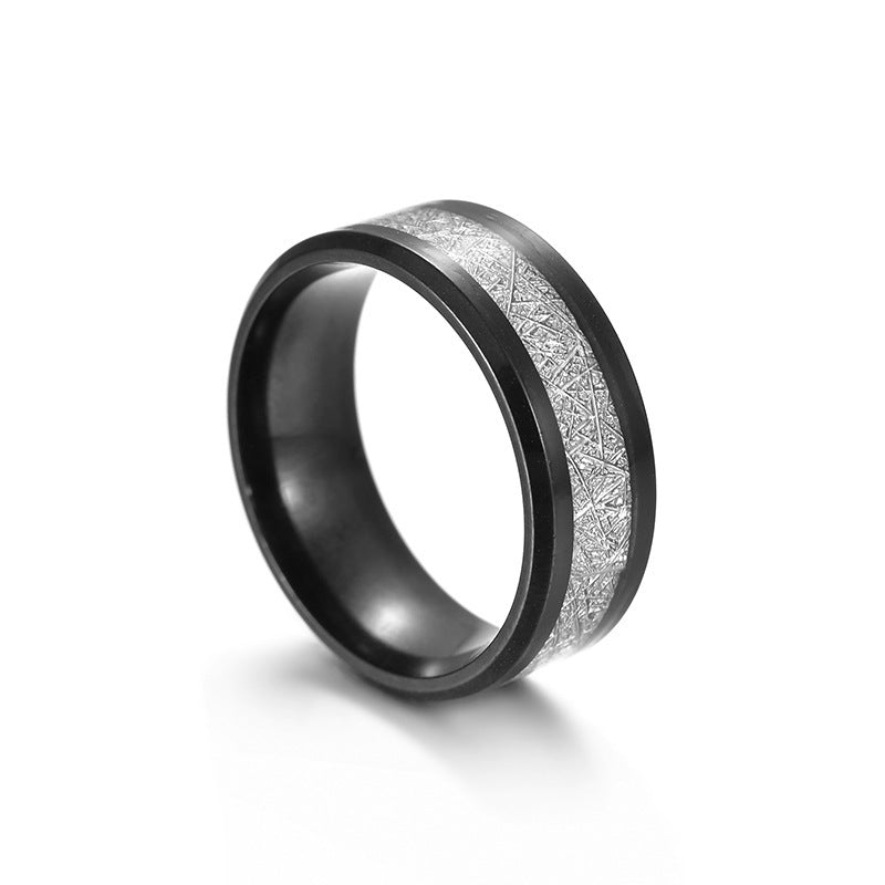 Men's Titanium Steel Mist Ring